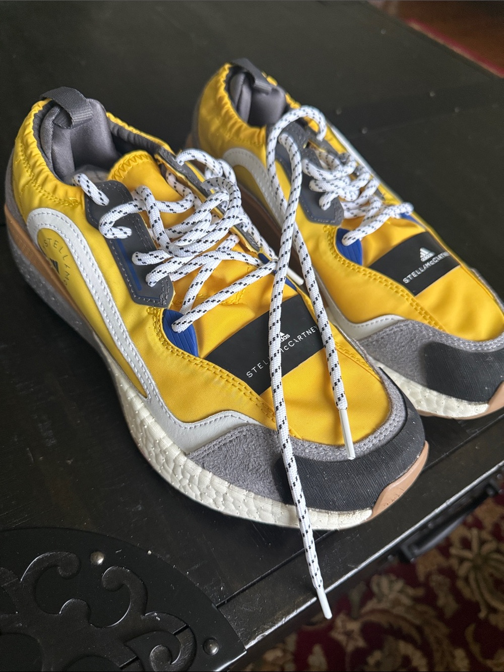 Stella McCartney Men’s Yellow, Gray & Blue Sneakers